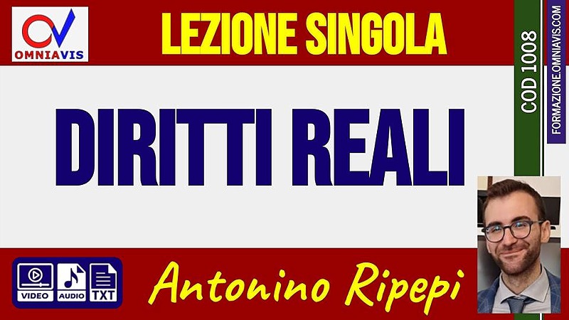 Diritti reali [2 ore formative] (RIPEPI)