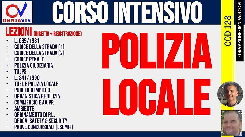 Corso intensivo per concorsi in POLIZIA LOCALE (Nicoletti-Orlandi)