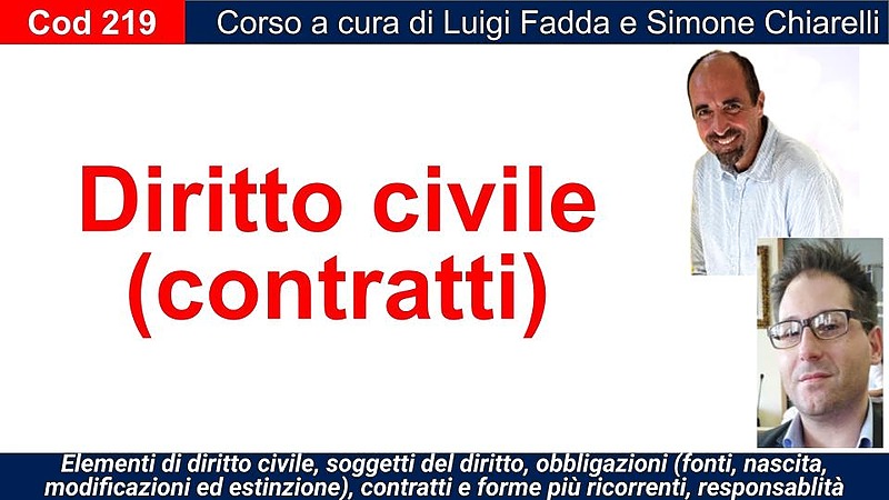 Corso di diritto civile (contratti)