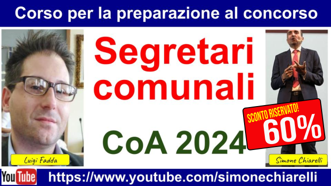 Sconto per Coa2024 del 60% dedicato a pacchetti OMNIA