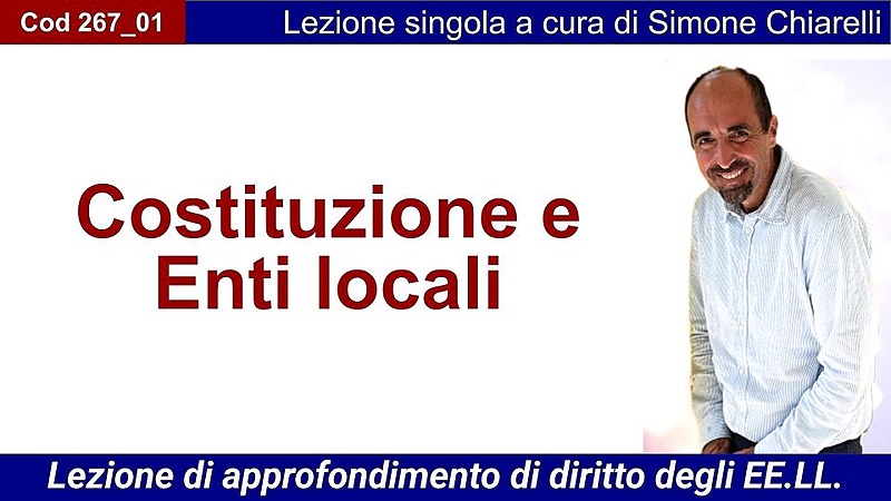 Costituzione e Enti locali