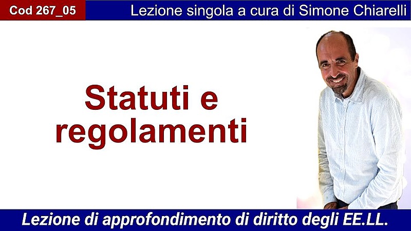 Statuti e regolamenti