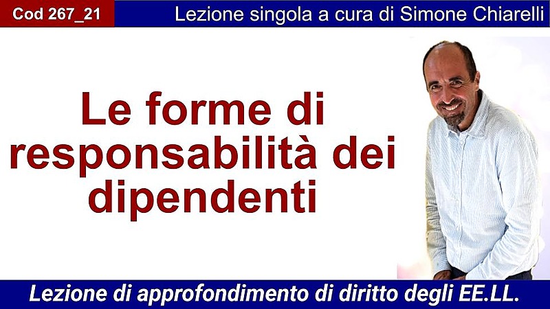 Le forme di responsabilità dei dipendenti