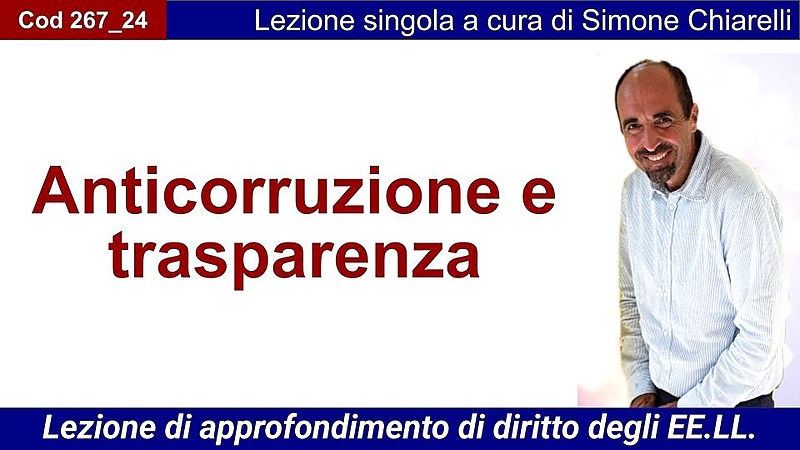 Anticorruzione e trasparenza