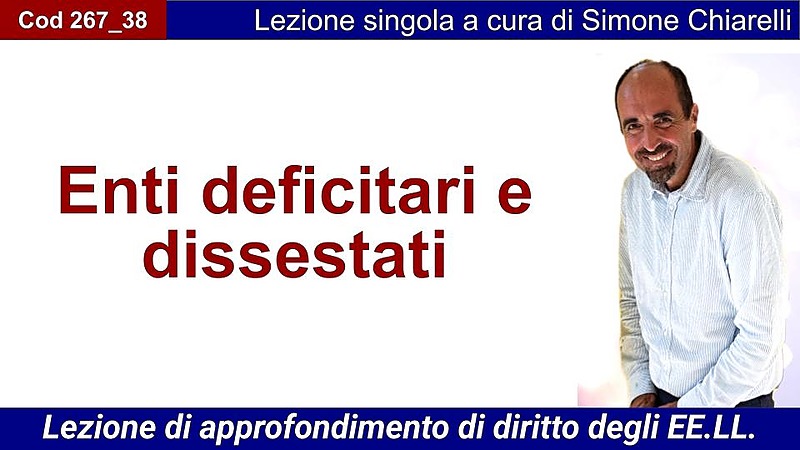 Enti deficitari e dissestati
