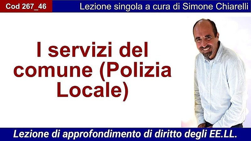 I servizi del comune (Polizia Locale)