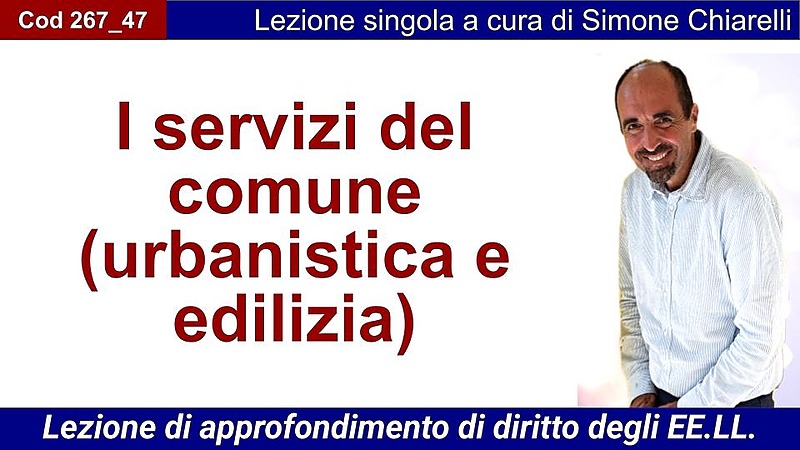 I servizi del comune (urbanistica e edilizia)
