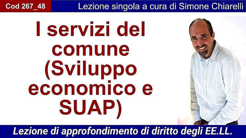 I servizi del comune (Sviluppo economico e SUAP)