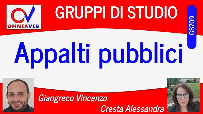Gruppo di studio "Appalti" (Giangreco-Cresta 2024)