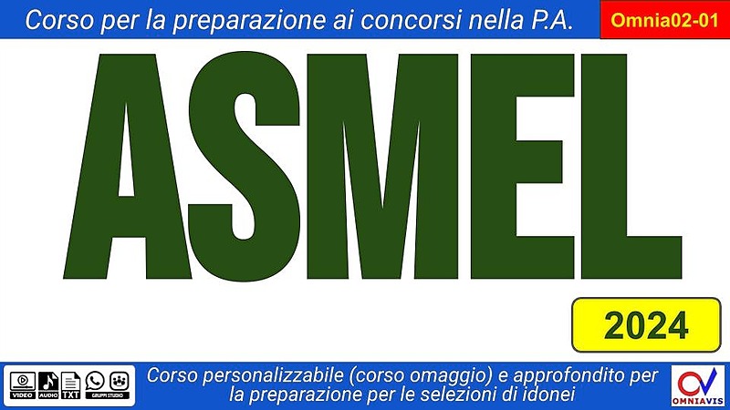 ASMEL (selezioni per elenco di idonei)