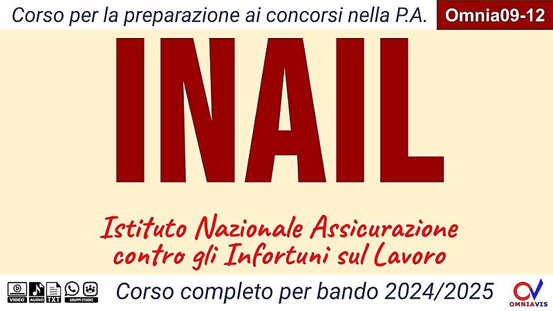 INAIL (Istituto Nazionale Assicurazione contro gli Infortuni sul Lavoro)