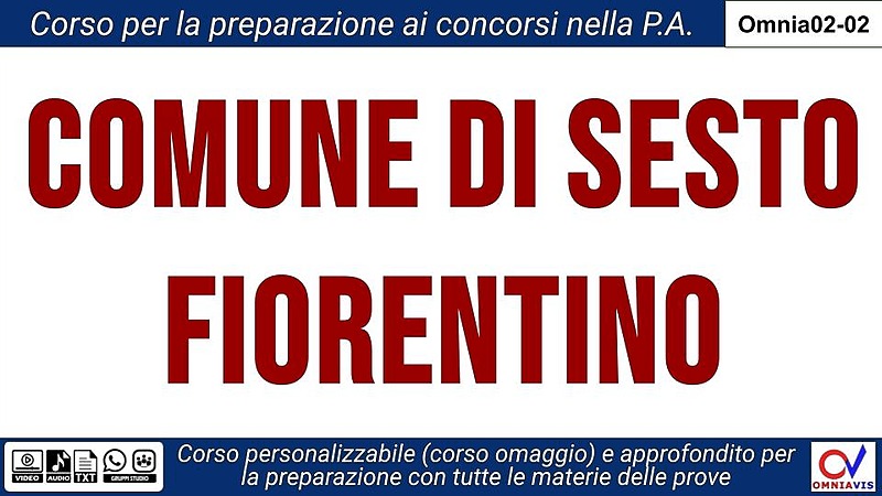COMUNE DI SESTO FIORENTINO - corso completo