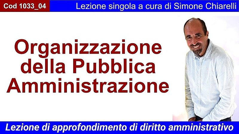 Organizzazione della Pubblica Amministrazione