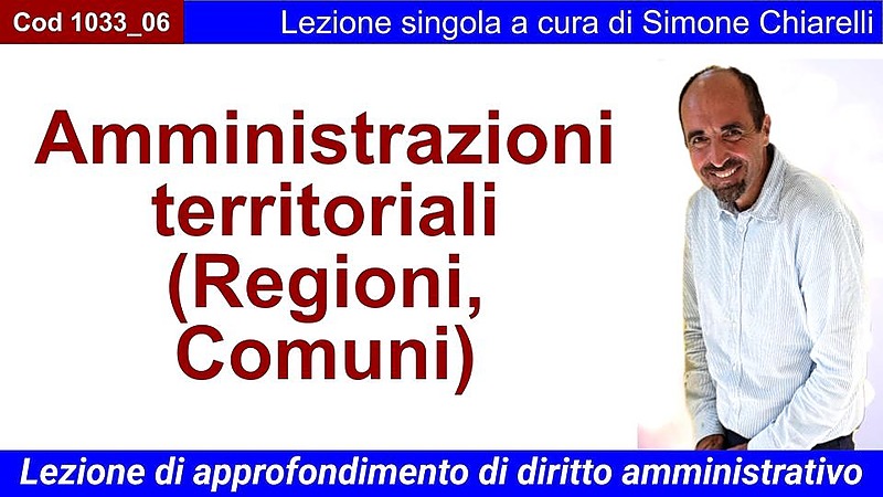 Amministrazioni territoriali (Regioni, Comuni)