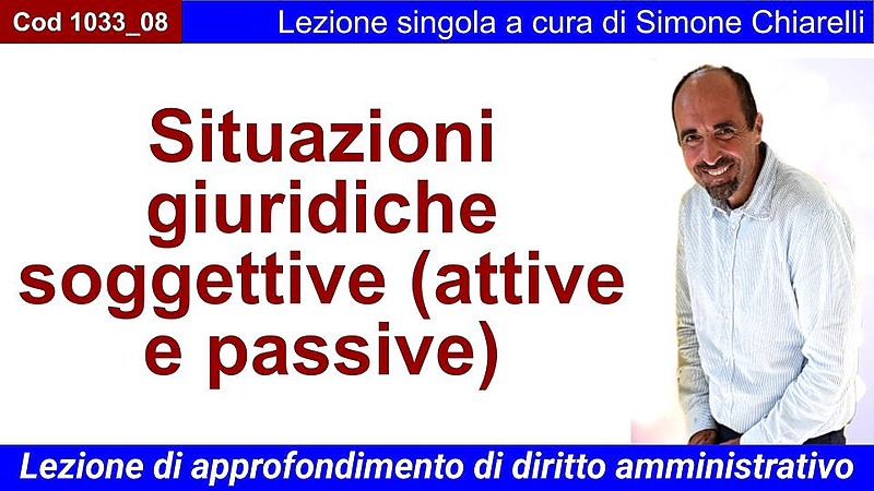 Situazioni giuridiche soggettive (attive e passive)