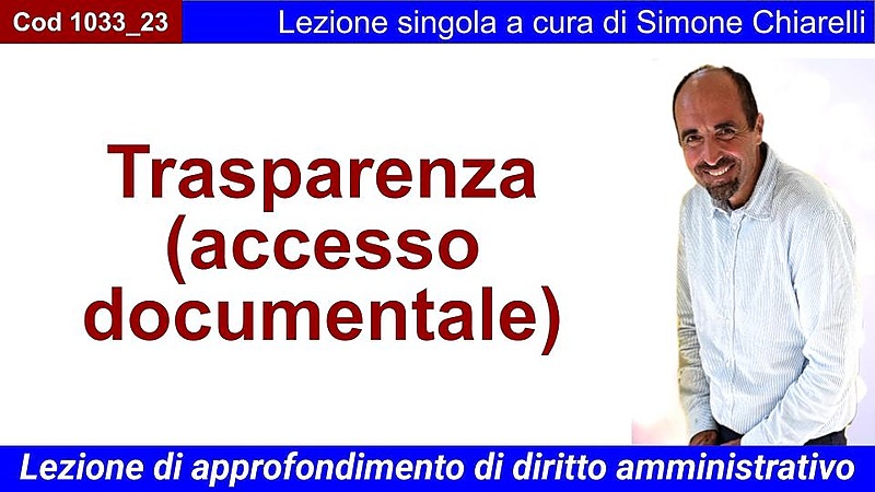 Trasparenza (accesso documentale)