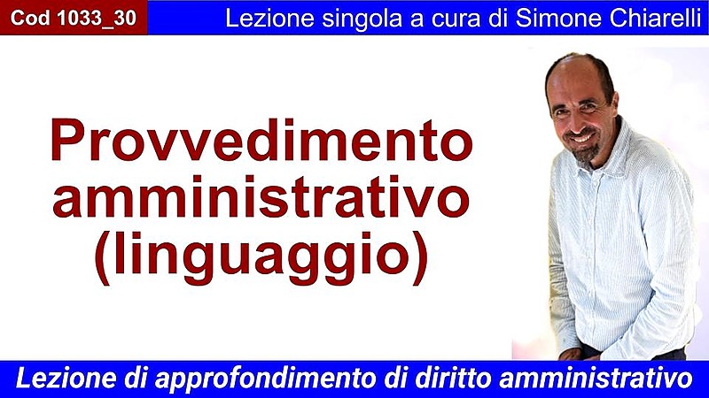 Provvedimento amministrativo (linguaggio)