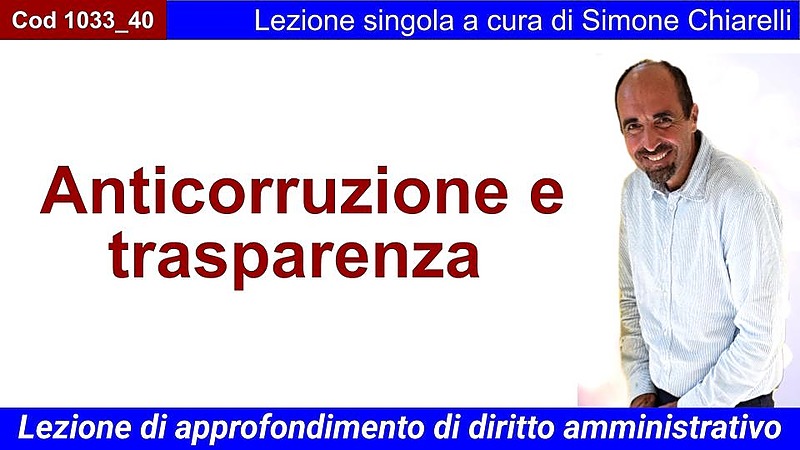Anticorruzione e trasparenza