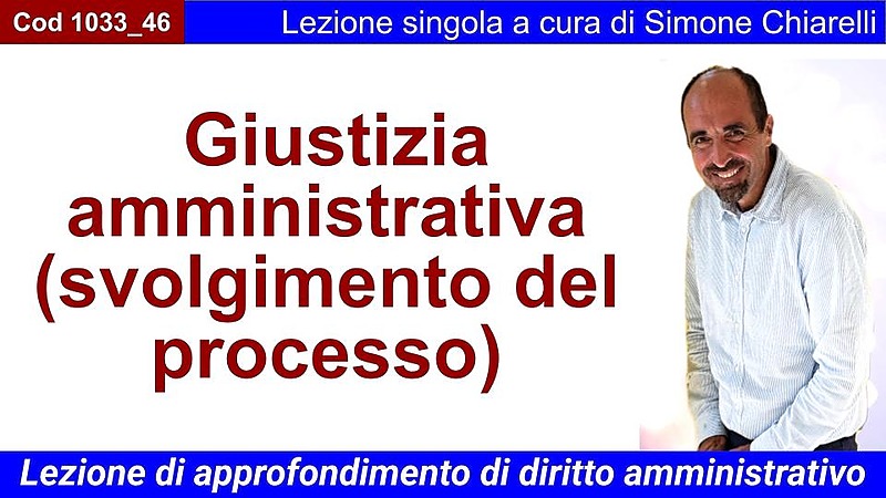 Giustizia amministrativa (svolgimento del processo)