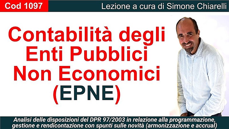 Contabilità degli Enti Pubblici Non Economici (EPNE)