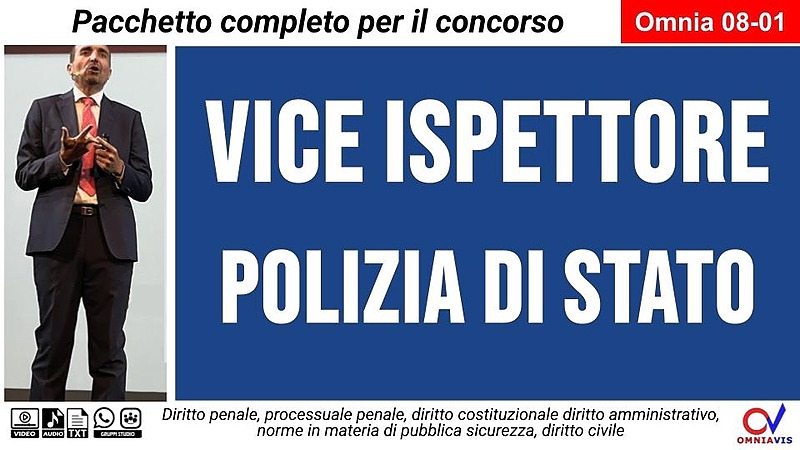Vice ispettore della Polizia di Stato