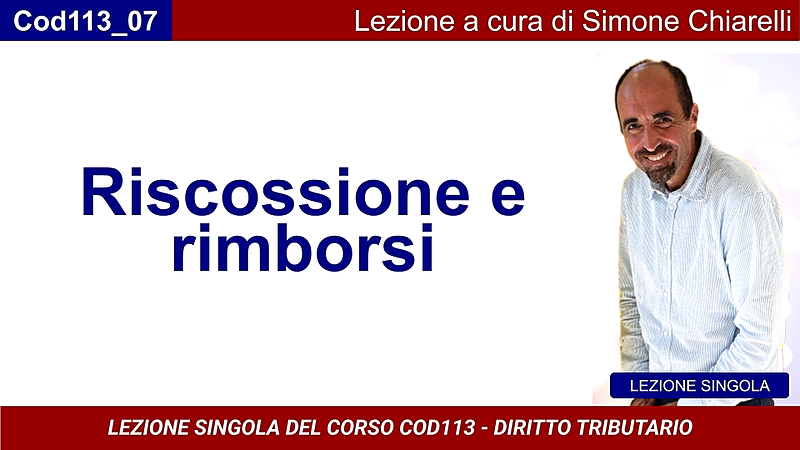 Riscossione e rimborsi (CHIARELLI)