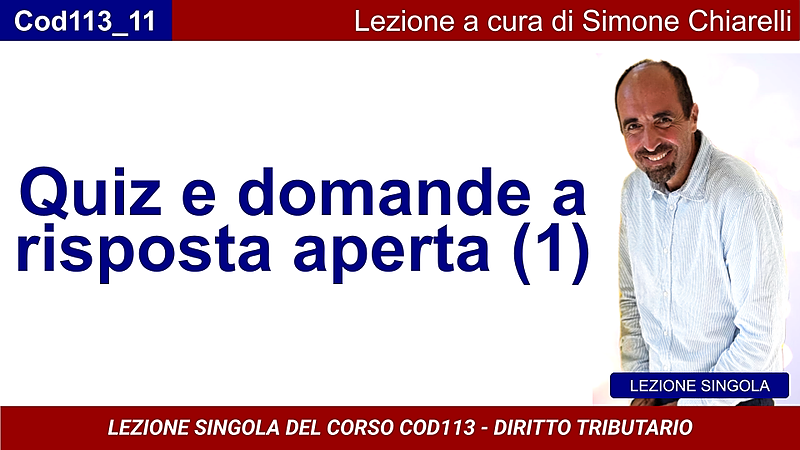 Quiz e domande a risposta aperta (1) (CHIARELLI)