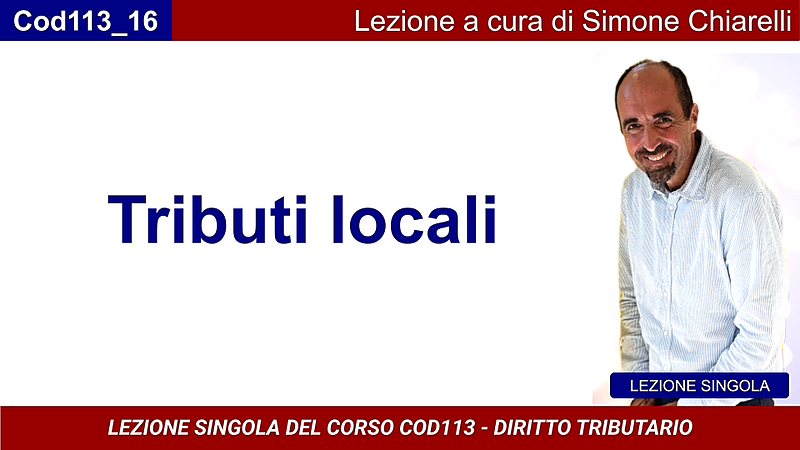 Tributi locali (CHIARELLI)