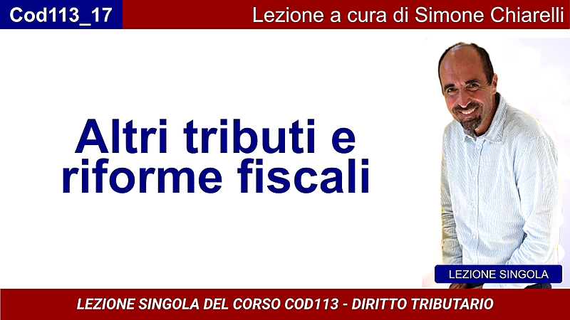Altri tributi e riforme fiscali (CHIARELLI)