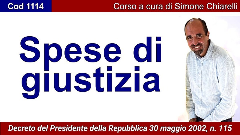 Spese di giustizia (CHIARELLI)