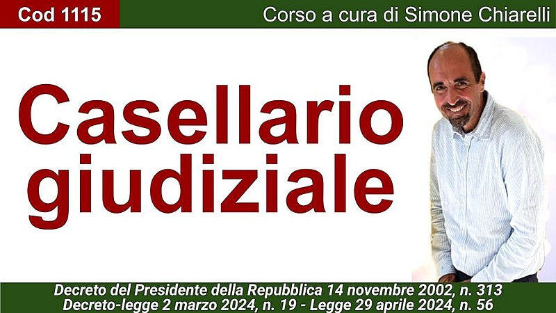 Casellario giudiziale (CHIARELLI)