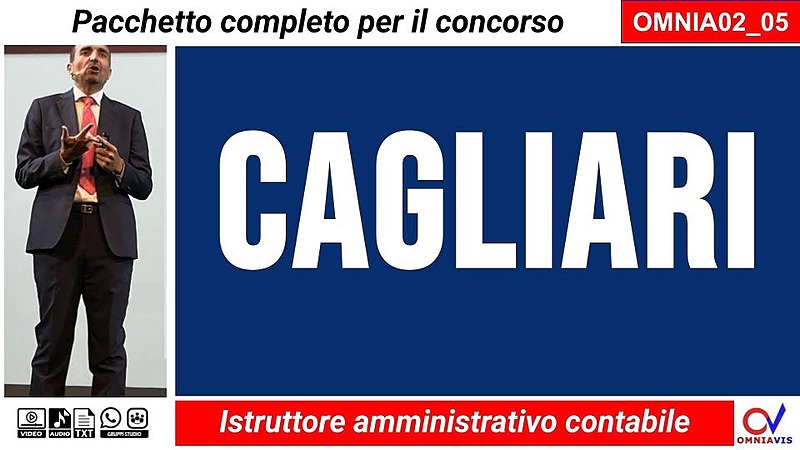 CAGLIARI - Istruttore amministrativo contabile