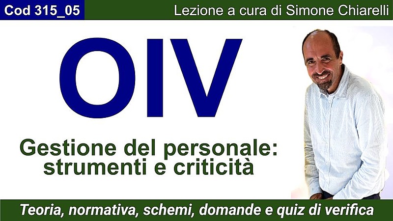 Gestione del personale: strumenti e criticità (CHIARELLI)