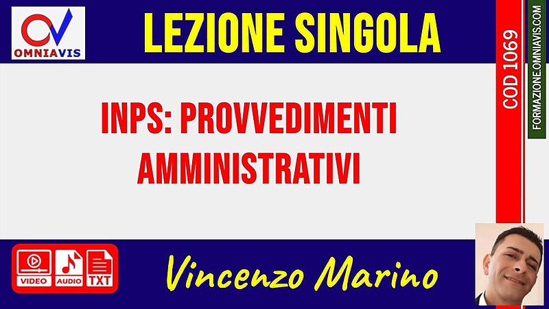 INPS: provvedimenti amministrativi (MARINO)