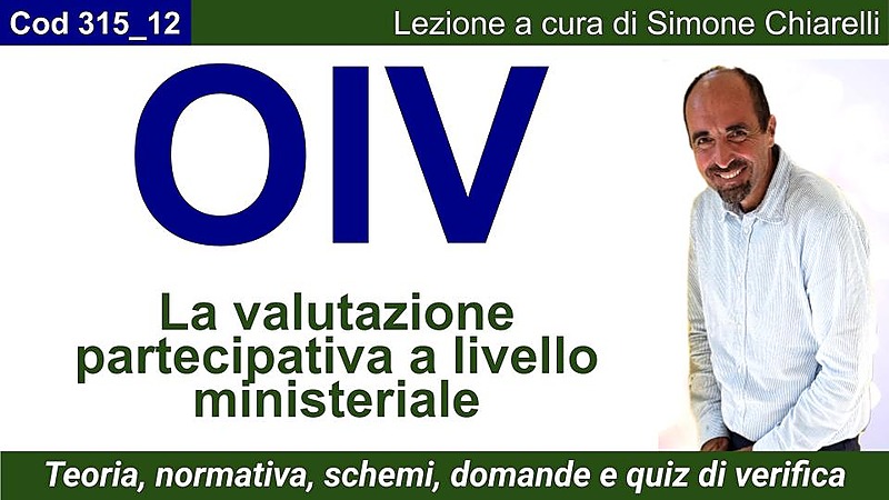 La valutazione partecipativa a livello ministeriale (CHIARELLI)