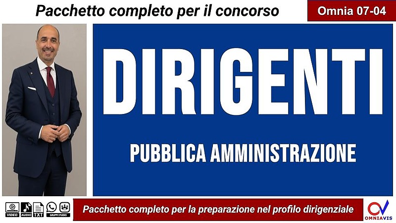 DIRIGENTI P.A. (percorso completo)