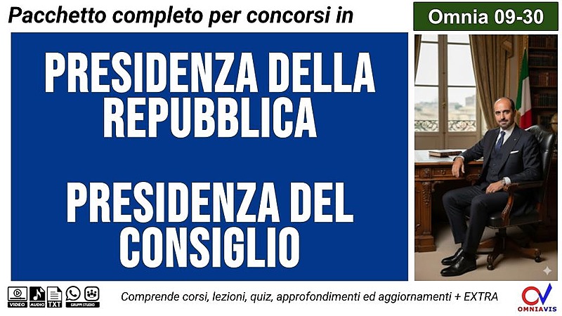 Presidenza della Repubblica - Presidenza del Consiglio