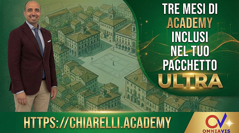 3 mesi di chiarelli.academy incluso nel tuo pacchetto ULTRA