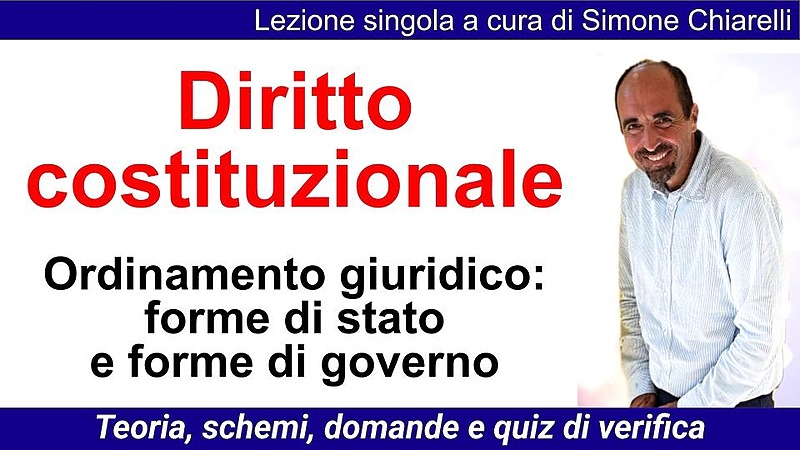 Cod123_01: Ordinamento giuridico: forme di Stato e forme di governo