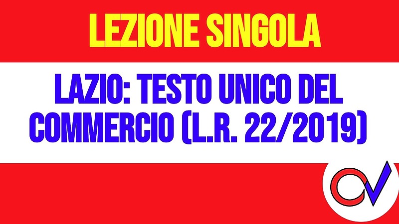 Testo unico regionale del commercio del Lazio