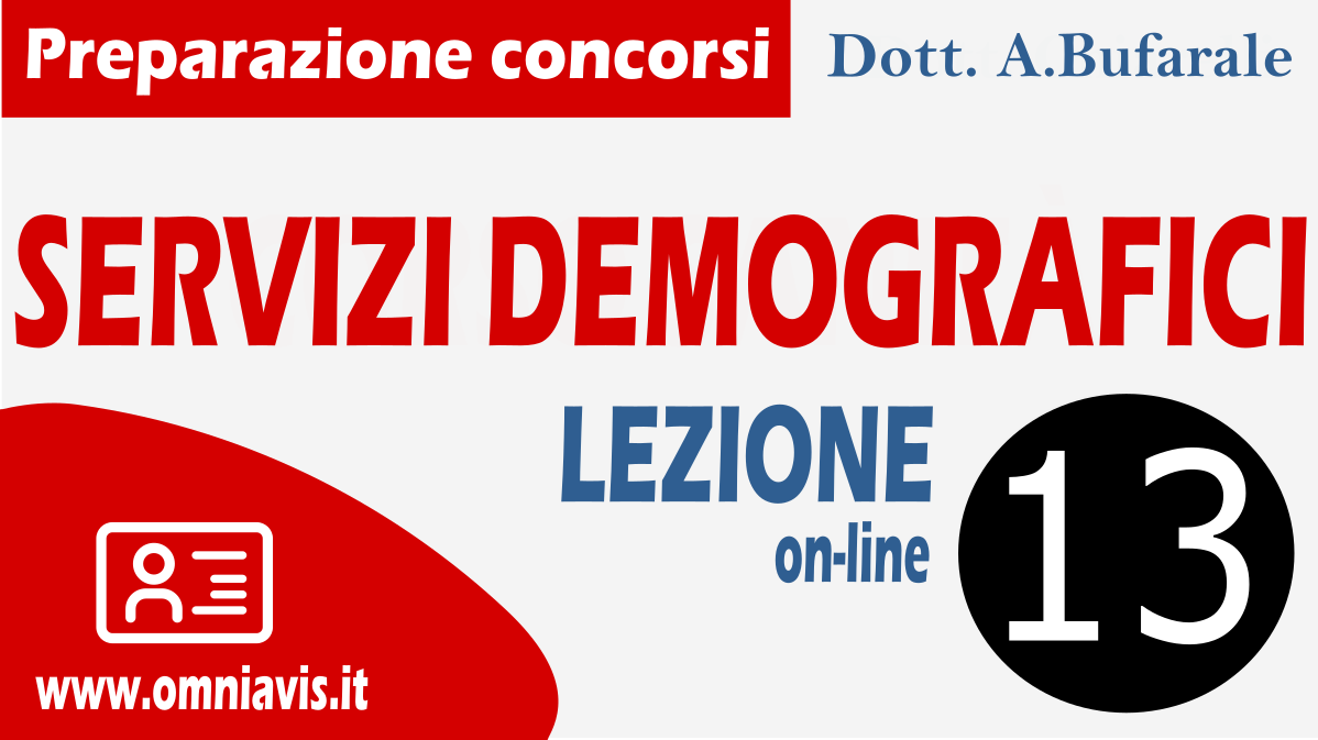 Corso Servizi Demografici - Il protocollo, i messi comunali, le notificazioni e ripasso generale sulla gestione dei servizi demografici [1 ora formativa] (BUFARALE)