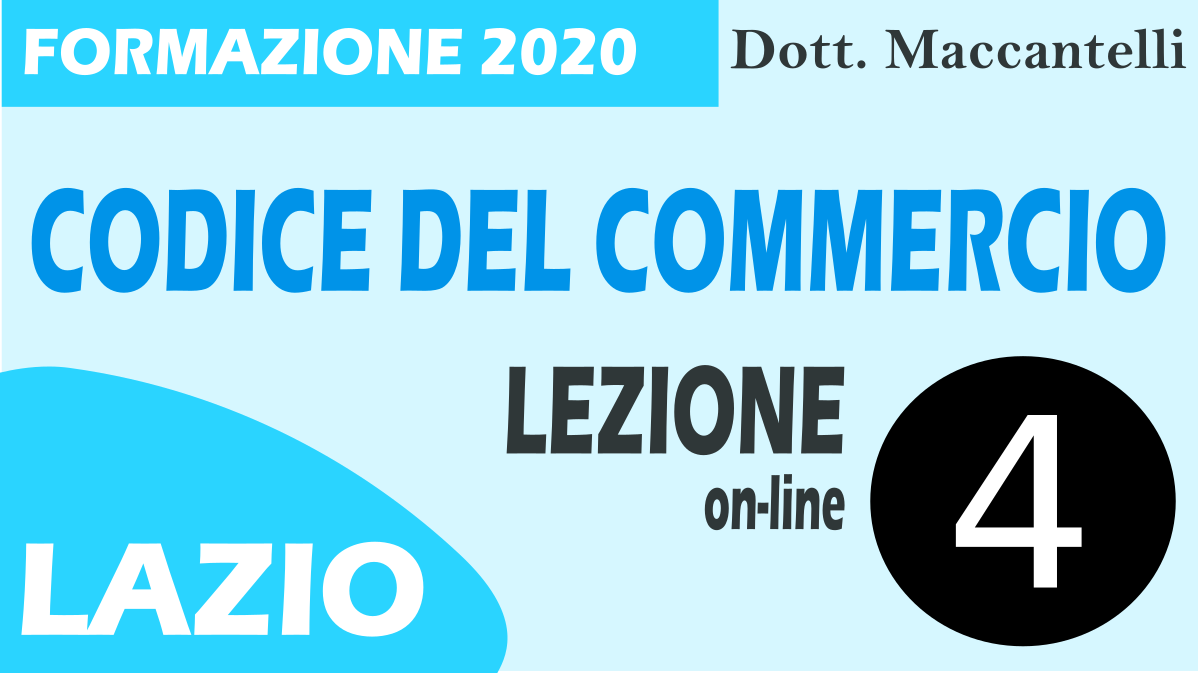 Lezione 04 - Sportello Unico: competenze e procedure - Il Nuovo Testo Unico Del Commercio Della Regione Lazio- LR 22/2019 (MACCANTELLI)