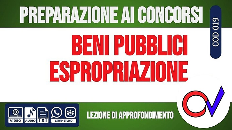 Testo unico delle disposizioni legislative e regolamentari in materia di espropriazione per pubblica utilità [2 ore formative] (CHIARELLI)