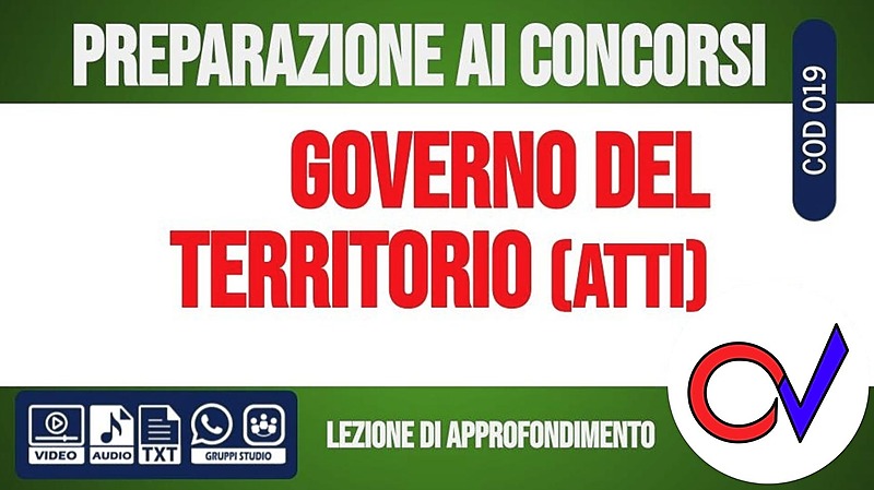 Atti dei Comuni in materia di governo del territorio e ambiente [2 ore formative] (CHIARELLI)