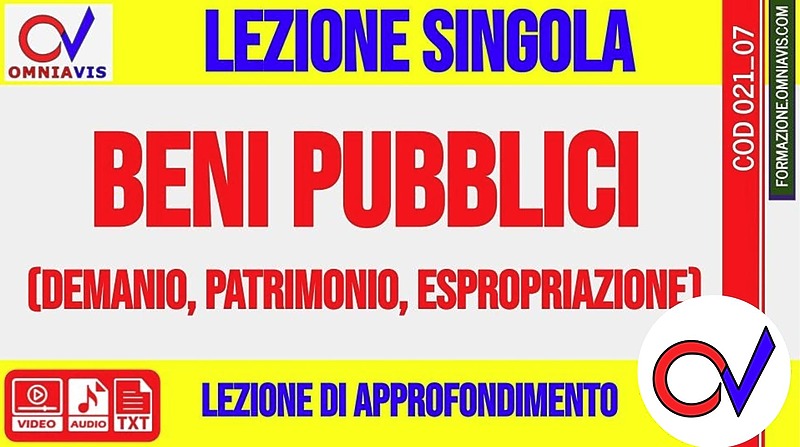 Diritto amministrativo (beni pubblici ed espropriazione) (CHIARELLI)