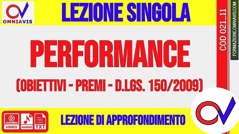 Performance nella PA: programmazione, esecuzione, controllo (CHIARELLI)