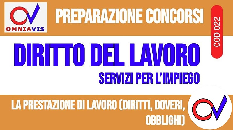 Lezione 3 - La prestazione di lavoro (diritti, doveri, obblighi) [2 ore formative] (CHIARELLI)