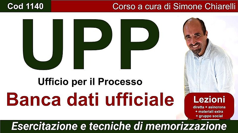 UPP (Ufficio per il processo): banca dati ufficiale (Full Immersion)