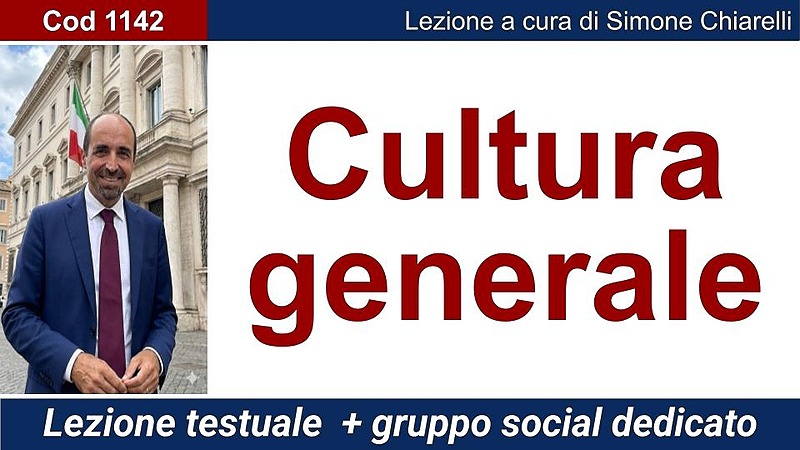 Cultura generale - preparazione ai quiz (ebook testuale commentato)