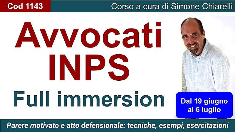 Avvocati INPS - prova scritta - tecniche, esempi, esercitazioni (FULL IMMERSION)